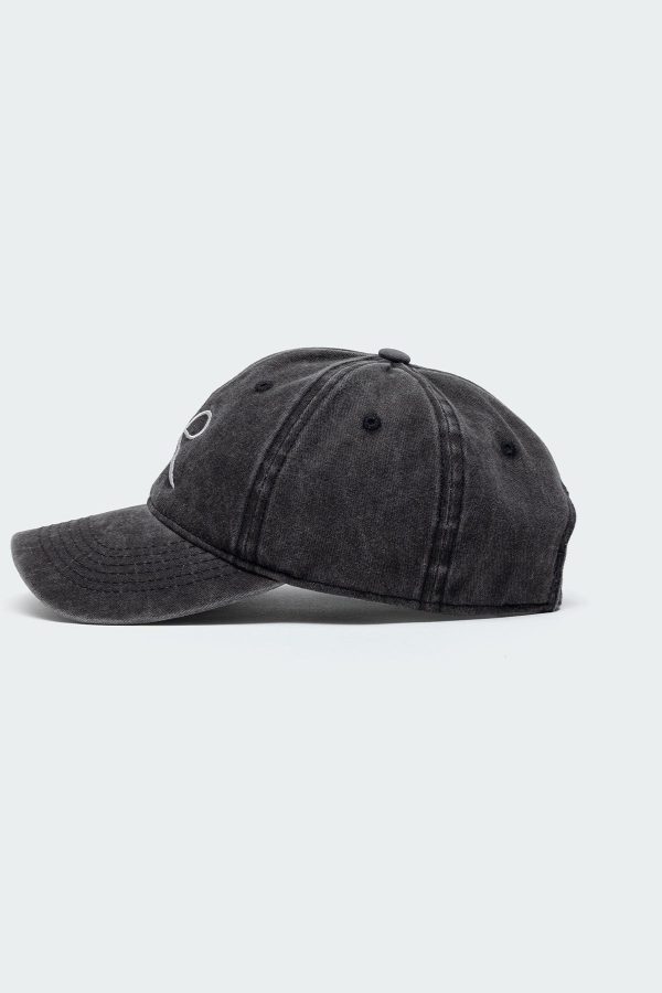 Embroidered Bow Washed Baseball Cap - Image 4