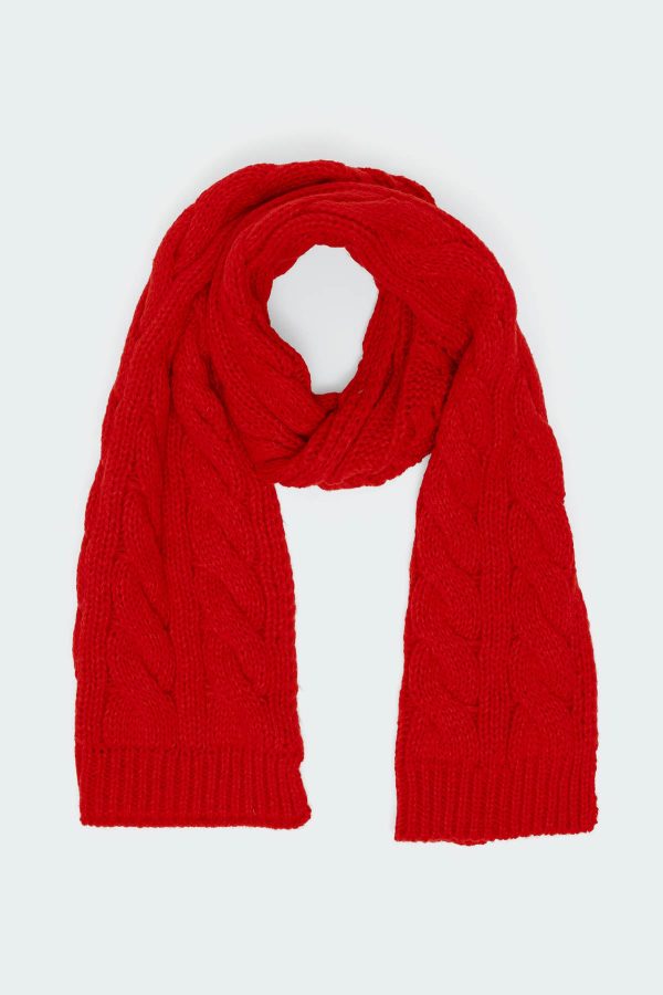 Cable Knit Scarf - Image 2