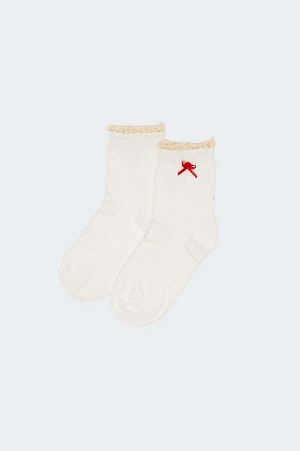 Holiday Ribbed Socks - Image 2