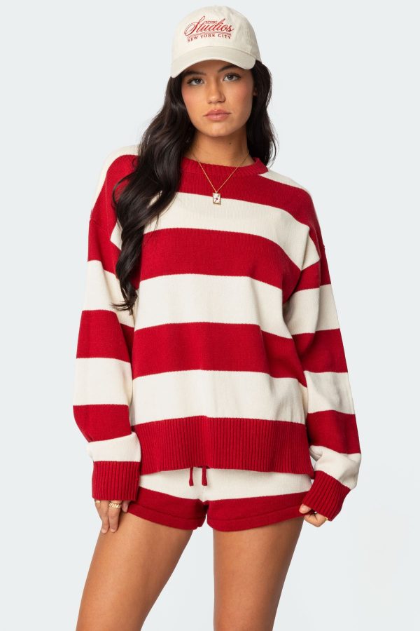 Riley Oversized Striped Sweater