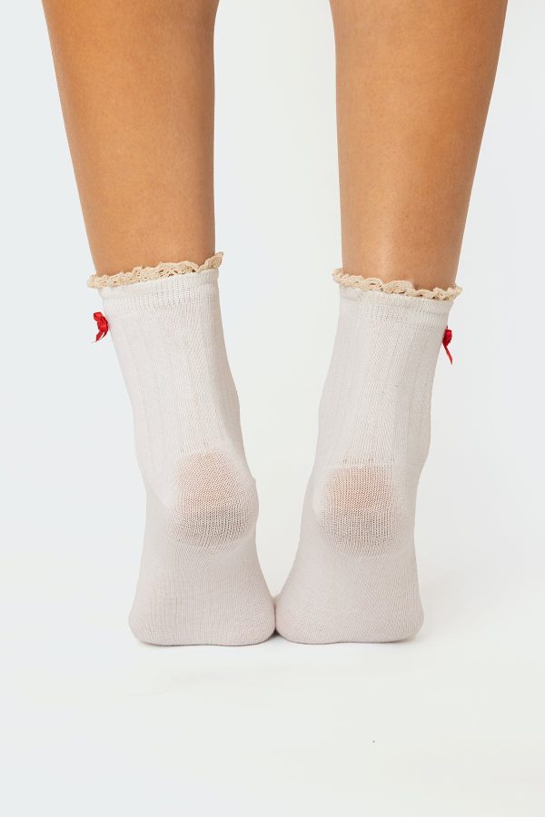 Holiday Ribbed Socks - Image 3