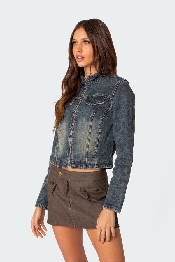 Scorpio Washed Denim Jacket - Image 3