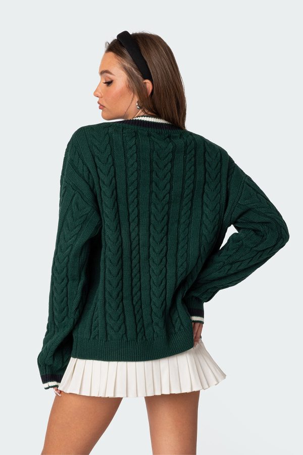 Amoret Cable Knit Sweater - Image 4