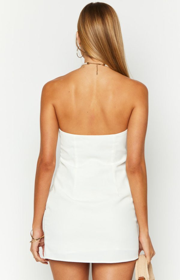 Lauren White Strapless Mini Dress - Image 5